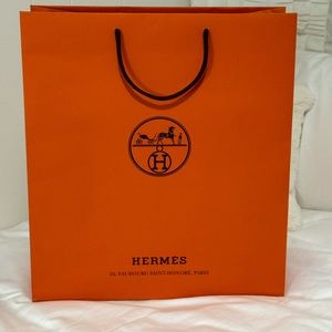 🍊 Hermes Empty Shopping/Gift Bag 🍊